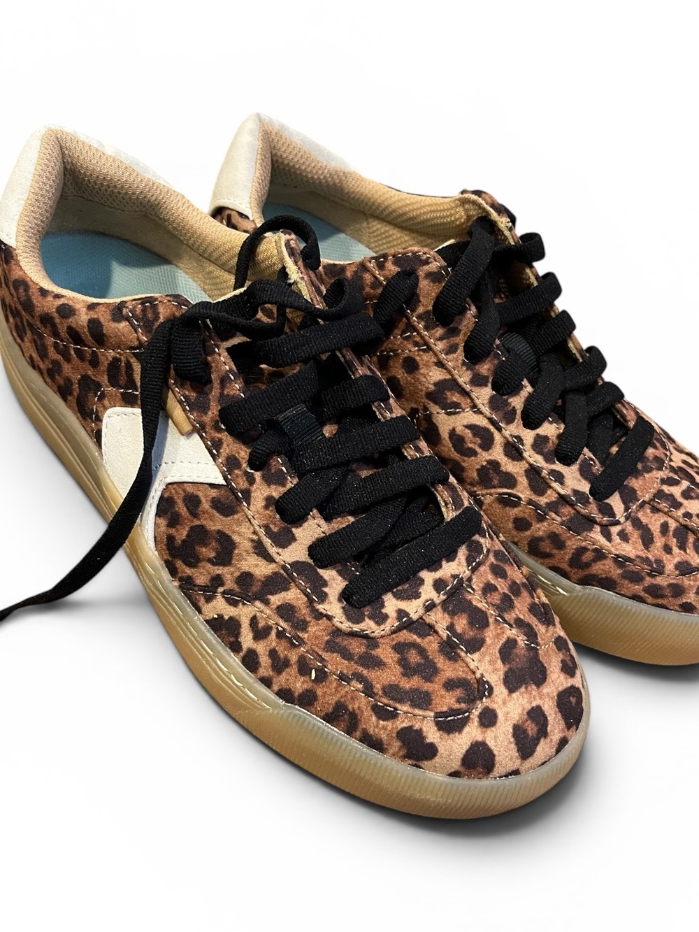Dr. Scholl's Time Off Win Women's Sneakers, Size 7M, Leopard Print, Platform Gum